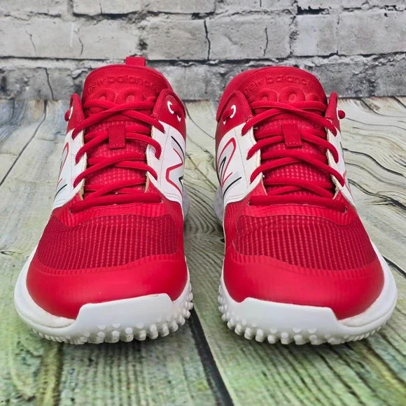 New Balance Fresh Foam 3000 v6 Turf Trainer Mens 9.5 Red T3000TR6 Baseball Shoes - Picture 3 of 7